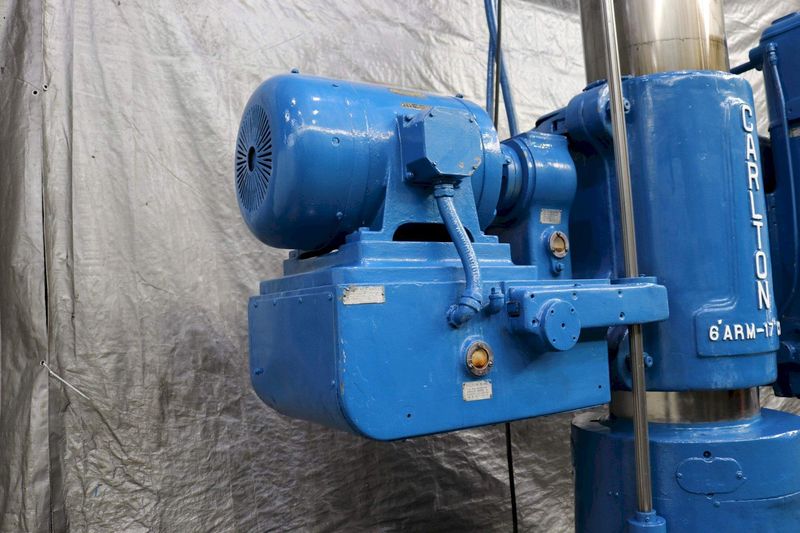 6' X 17" CARLTON RADIAL DRILL: STOCK #71032