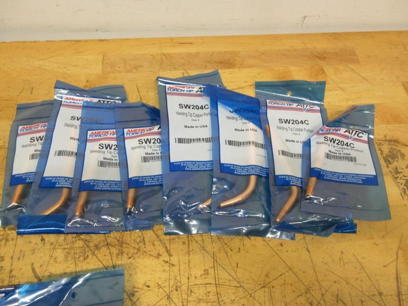 American Torch Tip Size 3,4,5 Welding Tips Copper Portion (19pcs) **New In Packages**- Auction Item