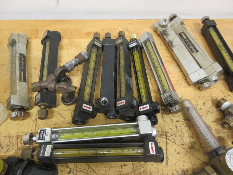 Gas Flow Regulator Parts, Some New Mostly Used- Auction Item