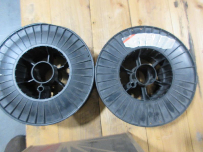 Mig Welding Wire Spools, (2) Lincoln Electric SuperArc LA-100 .045" **New in Boxes**, (2) Weld Cote Metal Partial Rolls .030" Wire- Auction Item
