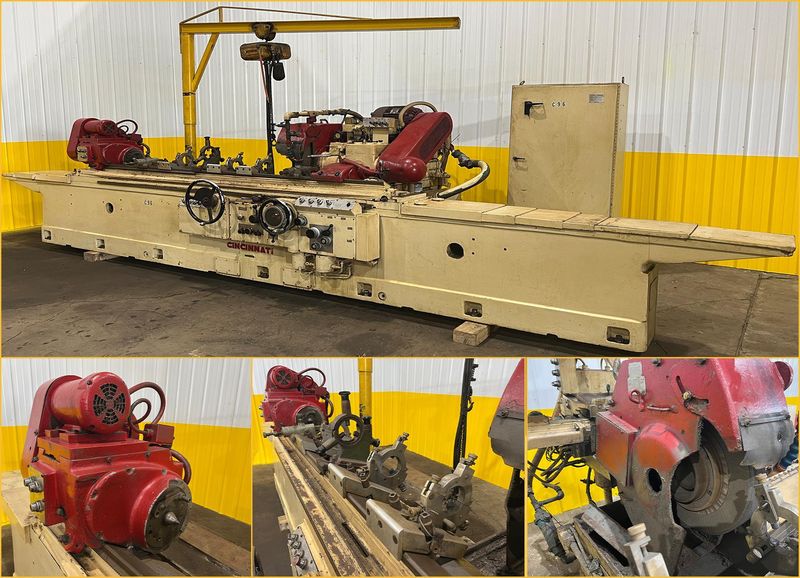 10" X 96" CINCINNATI PLAIN CYLINDRICAL GRINDER:  STOCK 18585