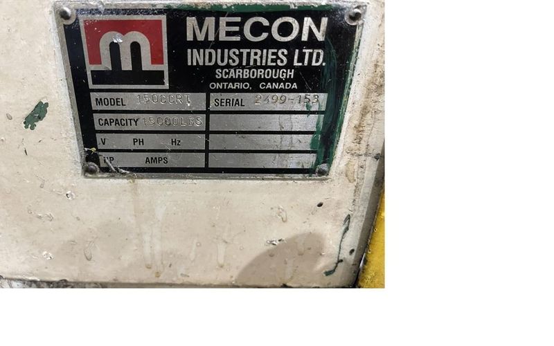 15,000 lbs. x 30" Mecon Servo Coil Feed Line for sale!