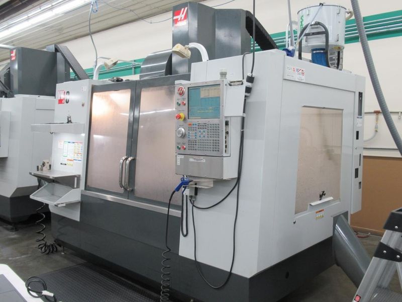 Haas VM-3 CNC Vertical Machining Center, Haas MainCon Control, 4th & 5th Axis Drives, 1000 PSI TSC, 24+1 ATC, Probing, High Speed Machining, RJH- Auction Item