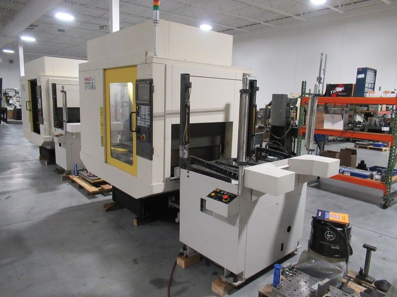 Fanuc Robodrill Alpha T21iEL CNC Drilling/Tapping Machine w/Automatic Pallet Changer, Renishaw Probing System, 21 ATC- Auction Item