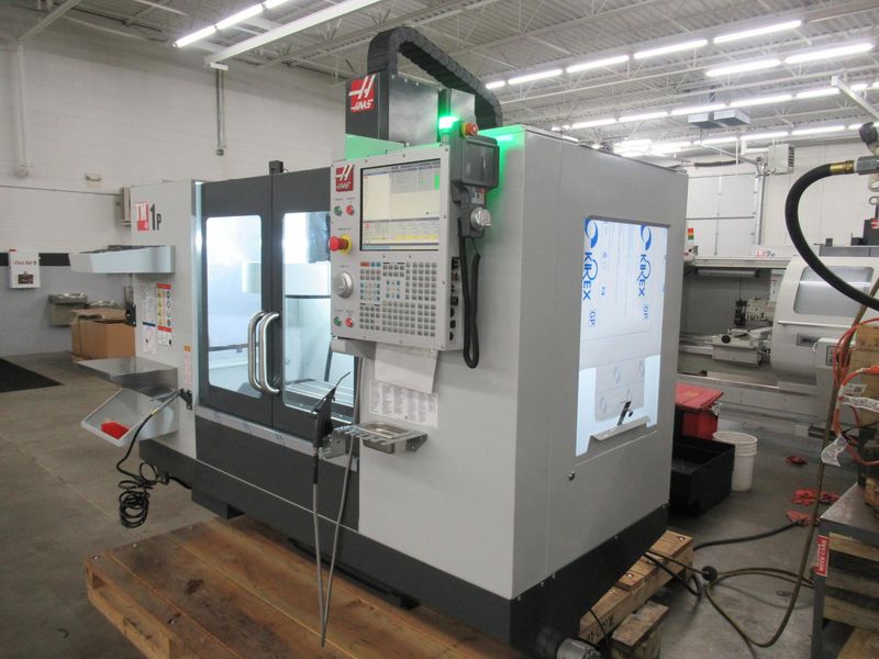 Haas TM-1P Toolroom Mill 30" x 12" x 16", 10K RPM, 20 Station Tool Changer, 4th-Axis Drive, Probing, High Speed Machining - ZERO CUTTING HOURS
