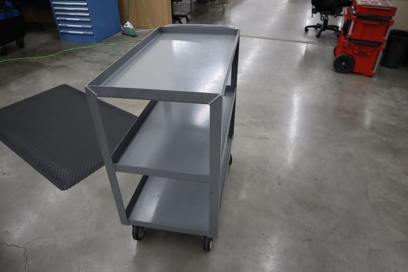 Uline Metal Tool Cart, 3 Shelves- Auction Item