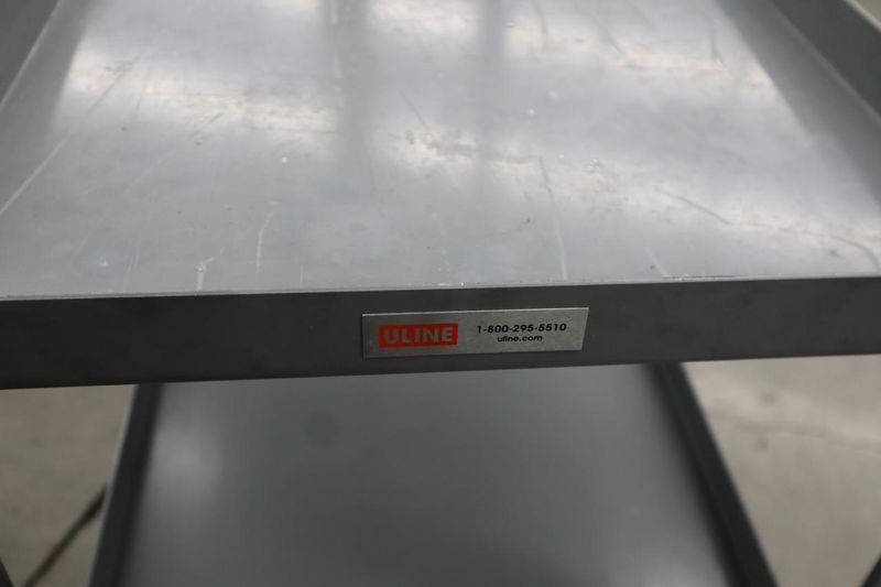 Uline Metal Tool Cart, 3 Shelves- Auction Item