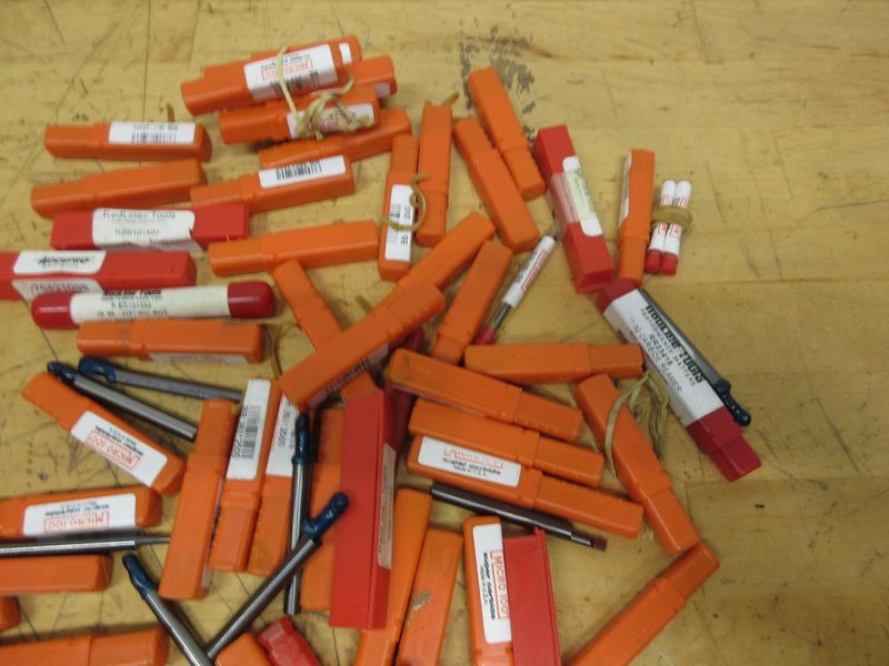 Solid Carbide Boring Bars, Smaller Diameters Mostly 1/4" Shank some 3/8", Assorted Brands Accupro, Micro 100, Redline, ***Most New in Package***- Auction Item