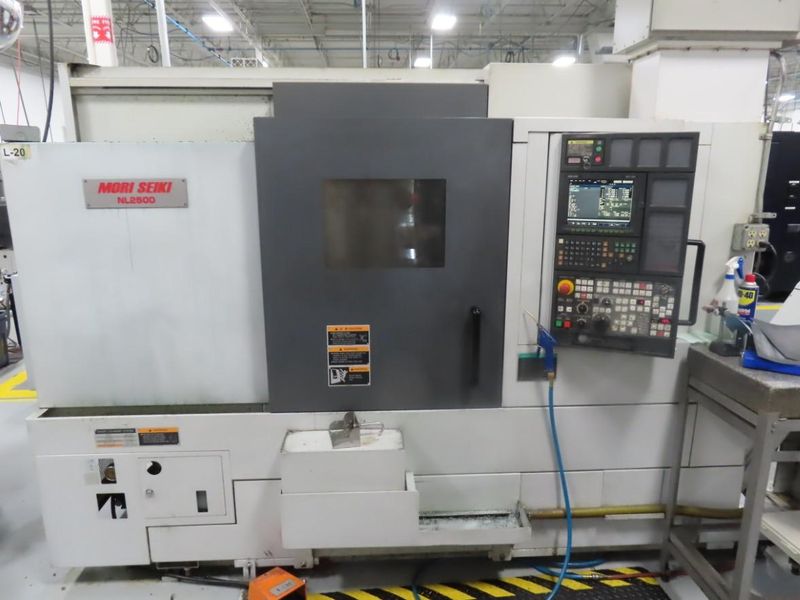 Mori Seiki NL2500MC/700 CNC Turning Center, MSX-850 CNC Control, Live Milling Capability, Tool Setter, Parts Catcher, Hi Pressure Coolant- Auction Item