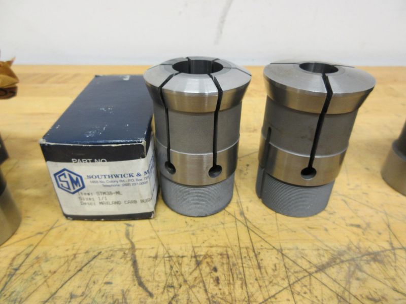 Southwick & Meister (16pcs) Swiss CNC Guide Bushings and Collets for Tsugami, Namura, Star and Other ***New Unused***- Auction Item