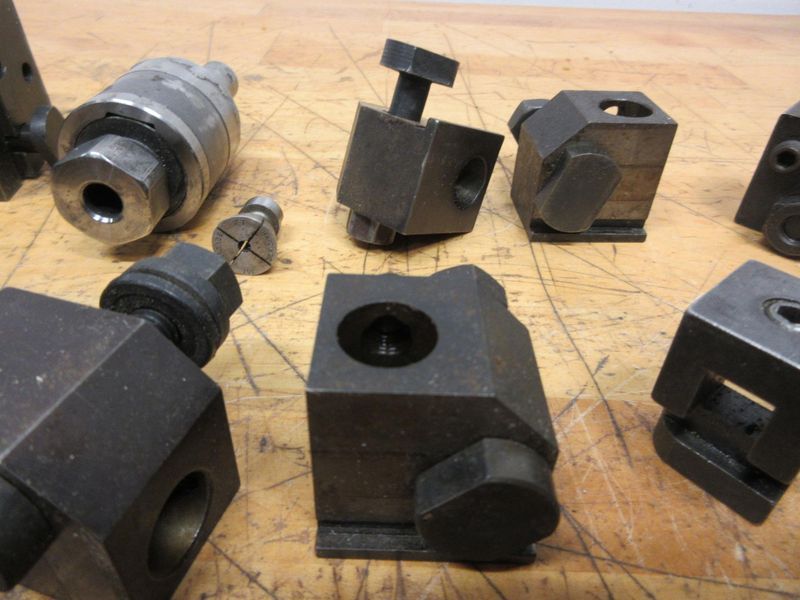 Hardinge Lathe Tool Holders(10) Including TT-5/8 Tapping Holder & Collet- Auction Item
