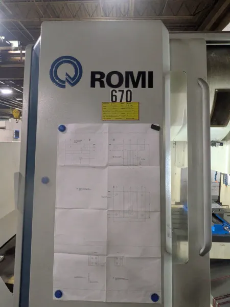 2018 ROMI D1250 Vertical Machining Center