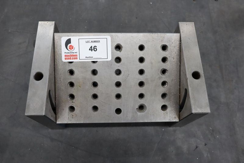 Heavy Duty Tilting Sork Table, Drilled and Tapped, 10.25" x 7.375" - Auction Item