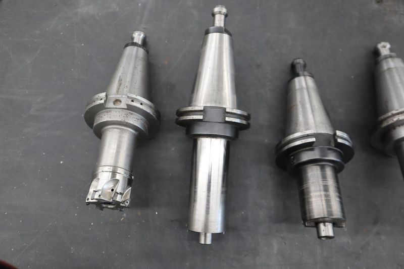 CT50 Taper Tool Holders: (6) Assorted, with Haas Retention Knobs- Auction Item