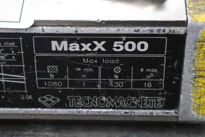 Tecnomagnete MaxX 500 Lifting Magnet, 1,080 Lb. Max Load- Auction Item