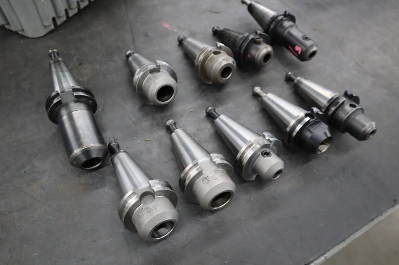CT40 Taper Tool Holders: (10) End Mill Holders- Auction Item