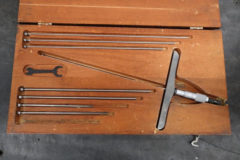 Starrett Depth Micrometer with Case- Auction Item