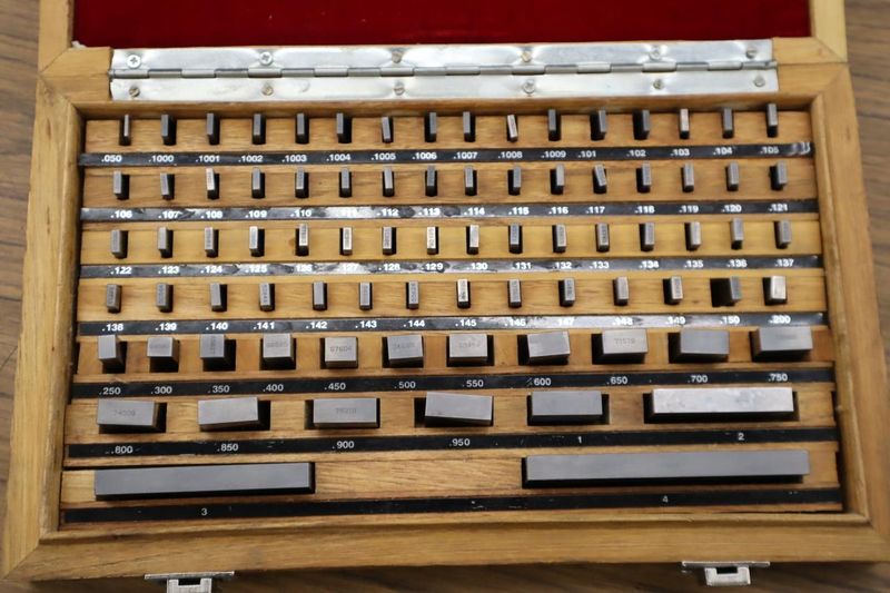 Gage Block Set .05-4" with Case- Auction Item