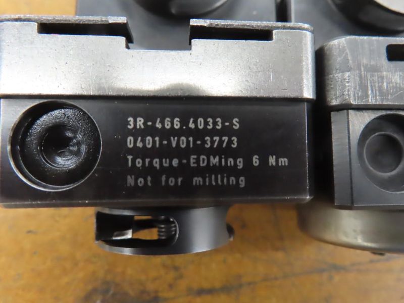 System 3R Macro Pallets w System 3R Junior Macro Chuck Adapter- Auction Item