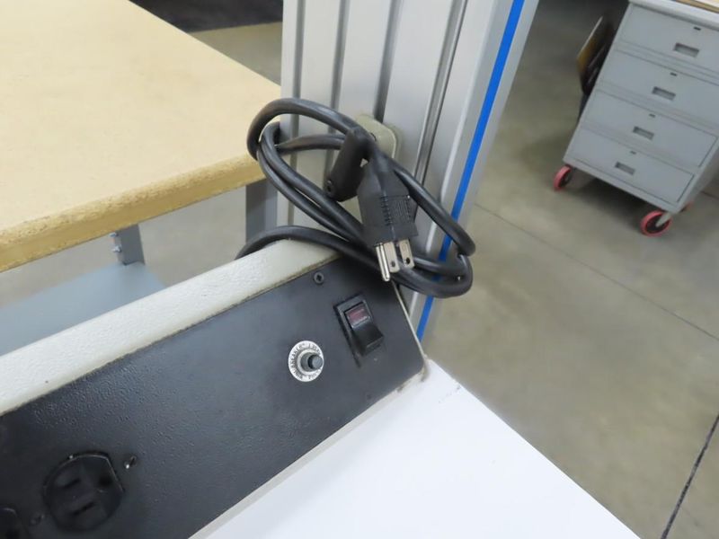 Adjustable Work Bench w Power Strip- Auction Item