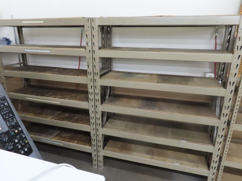 Adjustable Steel Shelving (9)- Auction Item