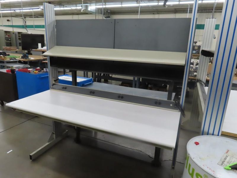 Adjustable Work Bench w Power Strip- Auction Item