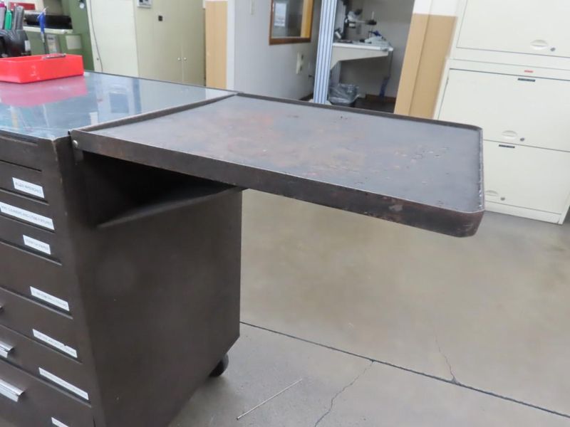 Kennedy 7 Drawer Tool Cabinet w Side Wing AND Contents- Auction Item