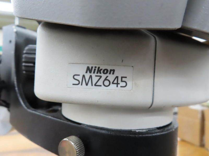 Nikon SMX645 Microscope w LED Light on Stand- Auction Item