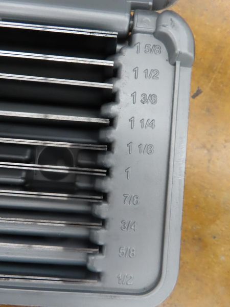 Set of 6" Parallels  1/2 to 1 5/8"- Auction Item