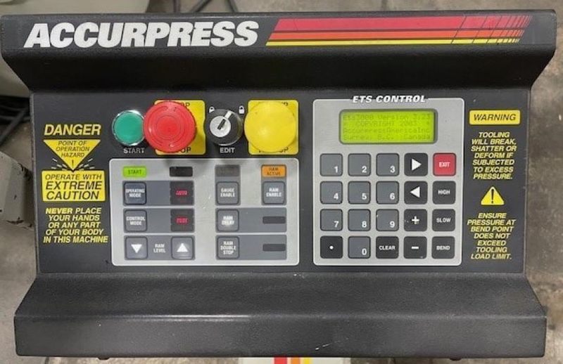2007 Accurpress 71008 Press Brake (#6040)