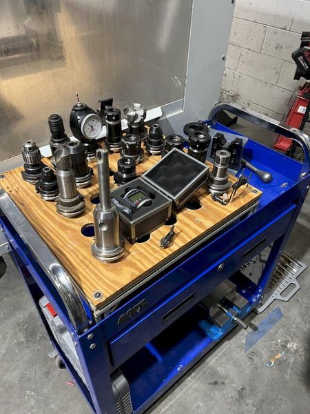 HAAS VERTICAL MACHINING CENTER, MODEL TM-2P, 57.75" x 10.5" TABLE, CT 40, 6000 RPM, 2013