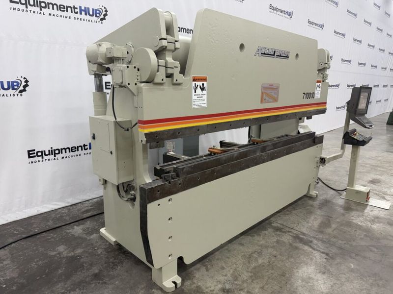 Accurpress 710010 100 Ton x 10′ 3-Axis CNC Hydraulic Press Brake