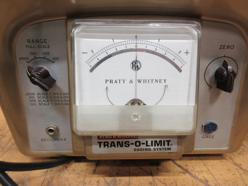 Pratt & Whitney Trans-O-Limit, and Cleveland AG-3 Indicator Amplifier Units **Only P&W Has Indicator Attachment**- Auction Item