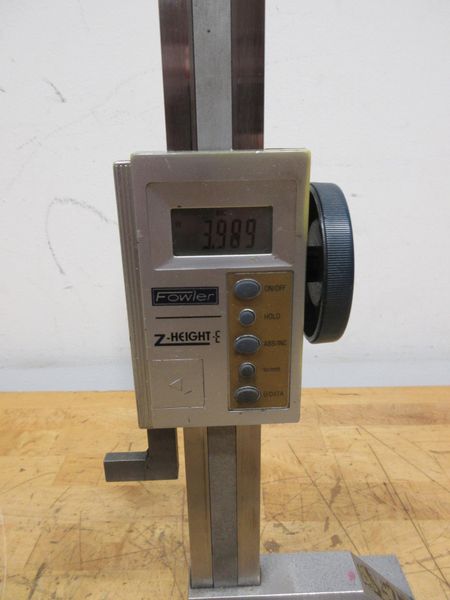Fowler Z-Height E, 12" Digital Height Gage- Auction Item
