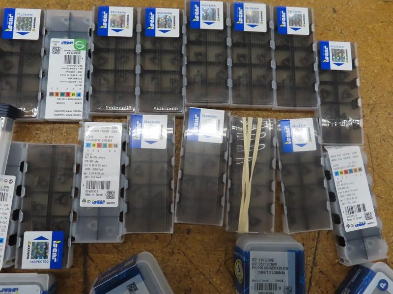 Iscar Carbide Inserts, Assorted- Auction Item