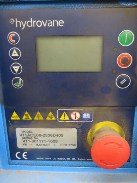 Gardner Denver Hydrovane V11 Rotary Air Compressor- Auction Item