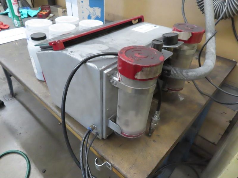 Blast Cabinet w Media- Auction Item