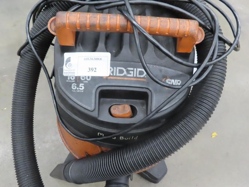 Rigid 16 Gal Portable Vacuum w Hose and Attachments- Auction Item