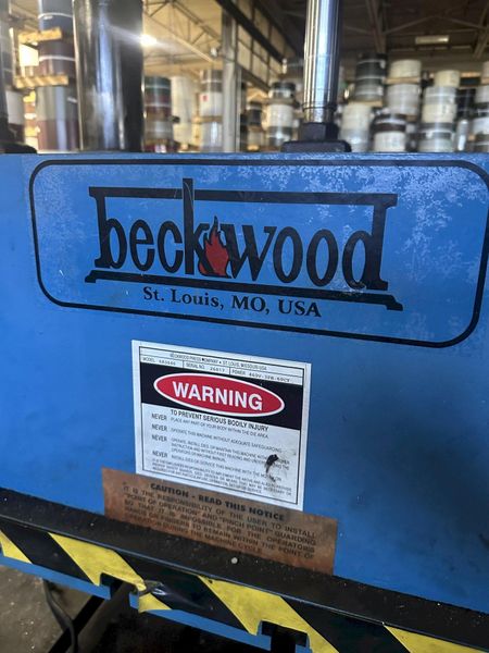 80 TON BECKWOOD 4 POST HYDRAULIC PRESS 14" STROKE : STOCK #23242