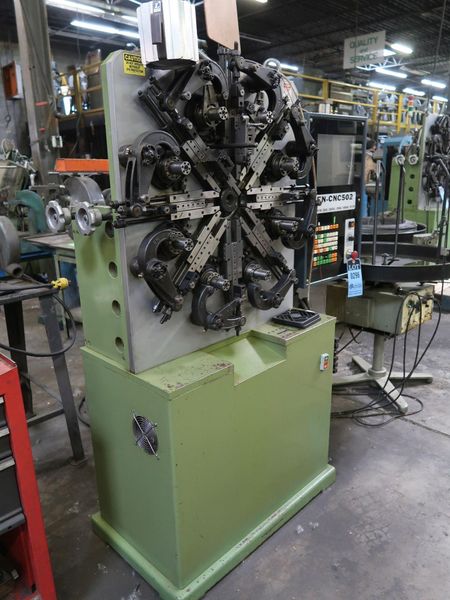 EN-CNC-502 ELECTRICAL CNC SPRING FORMING MACHINE: STOCK #10773