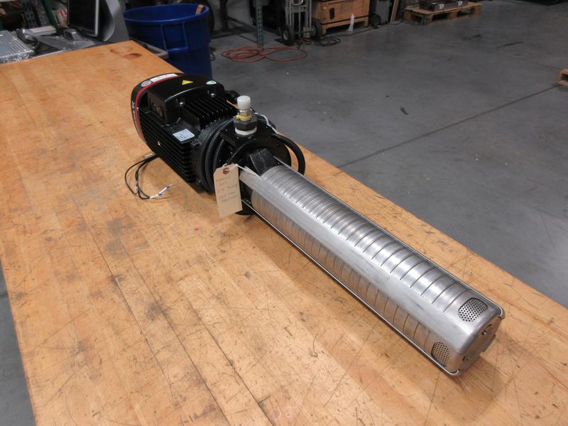 Grundfos MG100LC2-2828FT130-H3, Makino A51 HP Coolant Pump, 500 PSI Max, ***New Never Hooked Up***- Auction Item