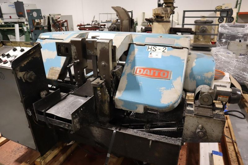 Daito GA260W Automatic Programmable Horizontal Bandsaw, 10.25" Max, 1.25" Blade, Programmable Multi Index Stock Feed- Auction Item