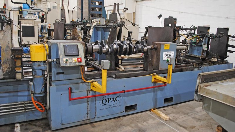 QPAC Q199HD-60-7 Heavy Duty 60" Crankshaft Lapping/Micropolishing Machine