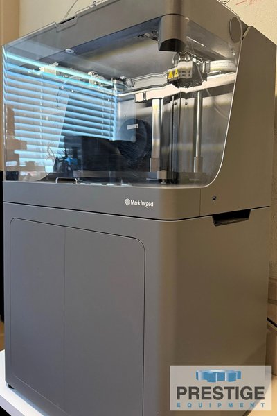 Markforged X7, Build Volume 23" x 11" x 8", CFR, Plastics & Fiber Options, Active Print, Laser Inspection, 2019, #43490