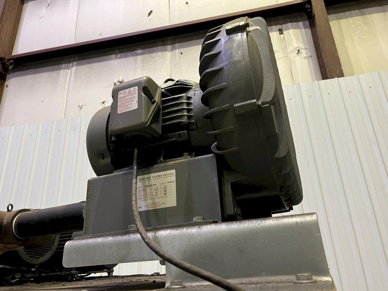 63" MIDWEST AUTOMATION MODEL #N3-6375 3 HEAD WET TYPE BELT DEBURRING GRINDER MACHINE: STOCK 1822
