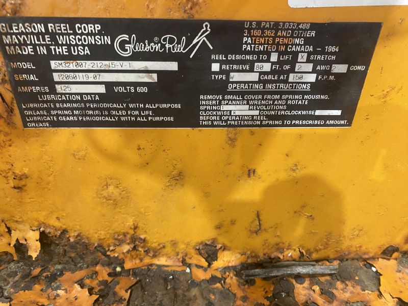 53 TON (107,500 LBS) BUSHMAN MODEL #MT420 TELESCOPING MAGNETIC SPREADER LIFTING BEAM  W/ OHIO MA