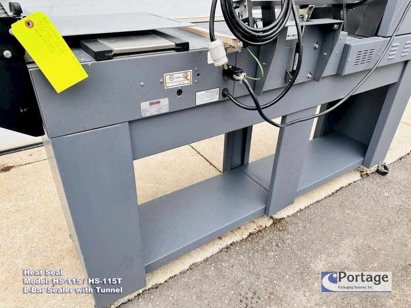 HEAT SEAL Model: HS-115 & HS-115T  ||  Combination L-Bar Sealer & Heat Tunnel