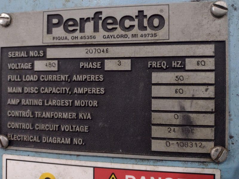 60" WIDE PERFECTO MODEL #SWFESC62 SERVO DRIVEN COIL FEEDER  : STOCK #22505