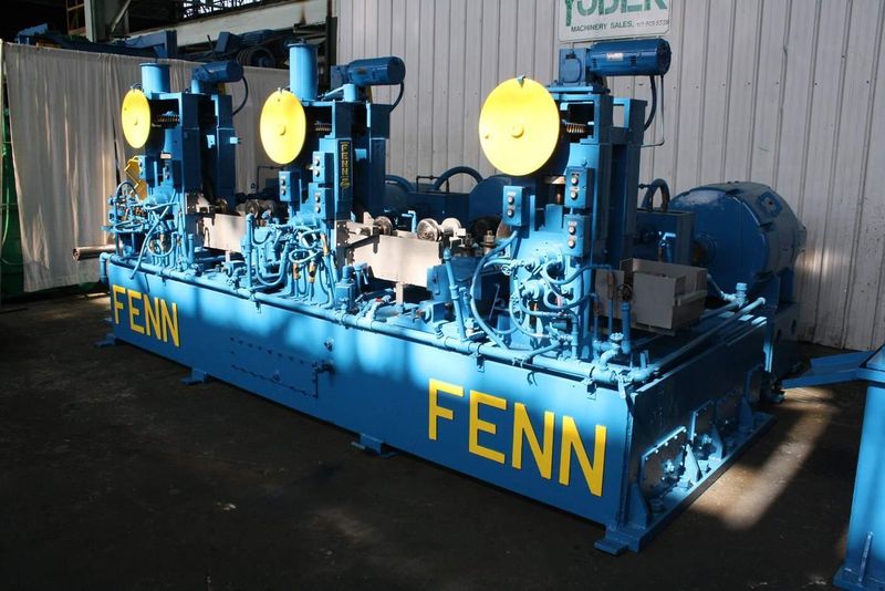 FENN 3 STAND X 082-062-062 WIRE SHAPING & FLATTENING MILL: STOCK #65773
