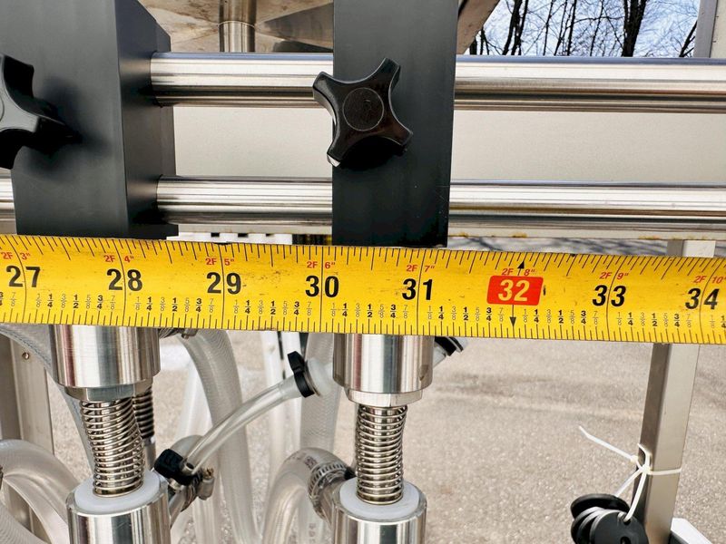 Cozzoli IFLM Four Headed Filler ||  Inline Fill-To-Level  ||  Manual Filler